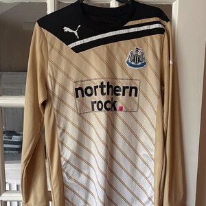 Puma Gold and Black Newcastle United Jersey